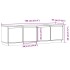 Mueble de TV de madera maciza de pino 156x37x45