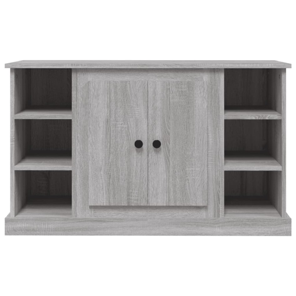 Aparador de madera contrachapada gris Sonoma 100x35,5x60