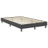 Cama box spring tela gris oscuro 120x200