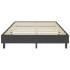 Cama box spring tela gris oscuro 120x200