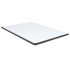 Cama box spring tela gris oscuro 140x200