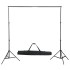 Kit estudio fotográfico con telón de fondo, lámparas y
