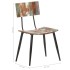 Sillas de comedor 4 unidades madera maciza