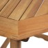 Juego de bistró para jardín 4 piezas madera maciza de