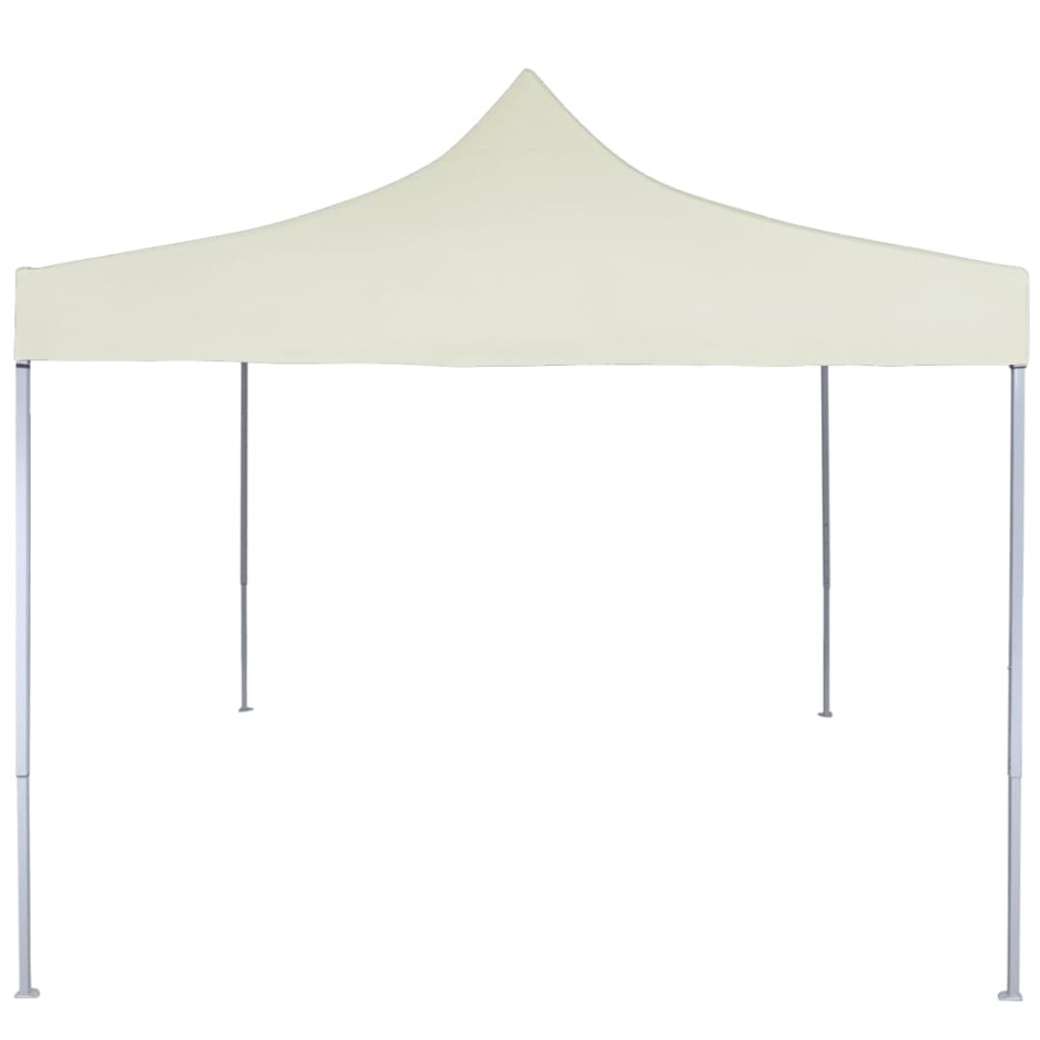 Carpa plegable profesional acero color crema 2x2