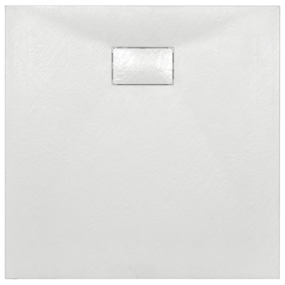 Plato de ducha SMC blanco 90x90