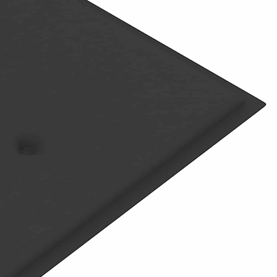 Banco de jardín 2 plazas madera maciza eucalipto y cojín 120