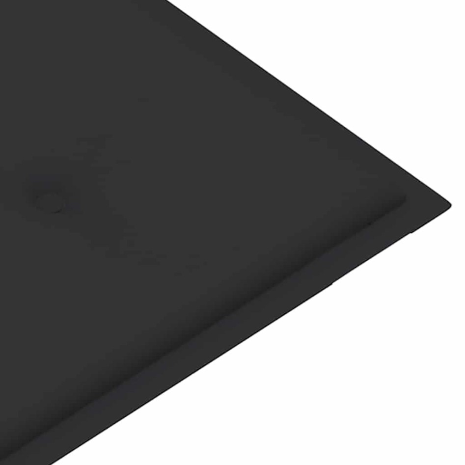 Banco de jardín 2 plazas madera eucalipto gris y cojín 120