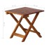 Tumbona de jardín con mesa y cojín madera maciza de