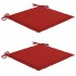 Sillas Batavia 2 uds teca maciza con cojines color