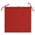 Sillas Batavia 2 uds teca maciza con cojines color