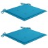 Sillas Batavia 2 uds teca maciza con cojines
