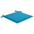 Sillas Batavia 2 uds teca maciza con cojines