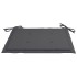 Sillas Batavia 2 uds con cojines teca maciza gris