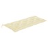 Banco Batavia de teca maciza con cojín blanco crema 120