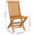 Sillas de jardín 4 uds con cojines beige madera de