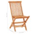 Set de bistró 3 pzas madera maciza de teca y cojines azul