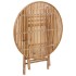 Set de comedor exterior plegable 5 piezas con cojines