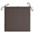 Set de comedor exterior plegable 5 piezas con cojines