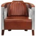 Sillon de aviador de cuero auténtico