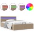 Cama canapé hidráulica sin colchón capuchino 140x200