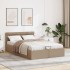 Cama canapé hidráulica sin colchón capuchino 140x200