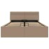 Cama canapé hidráulica sin colchón capuchino 140x200