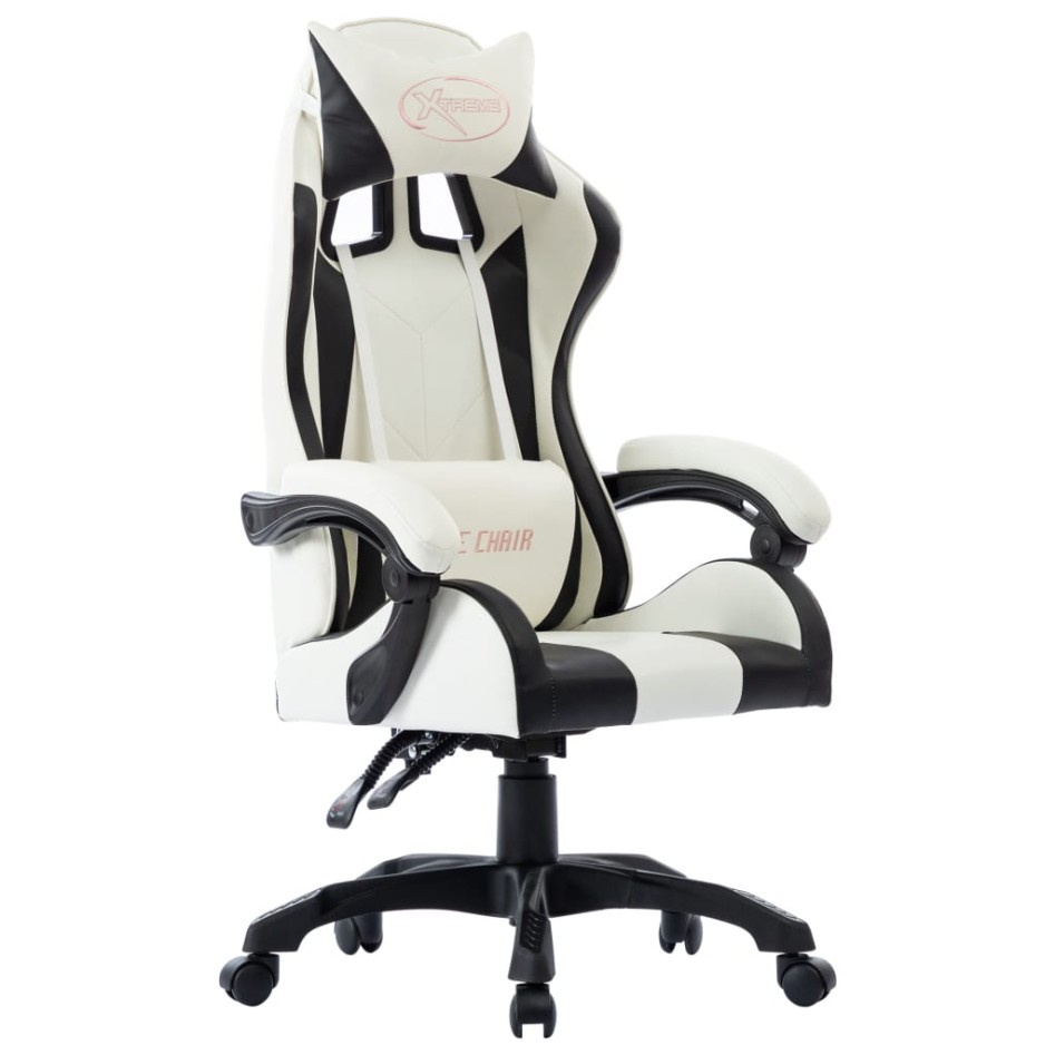 Silla gaming de cuero sintético