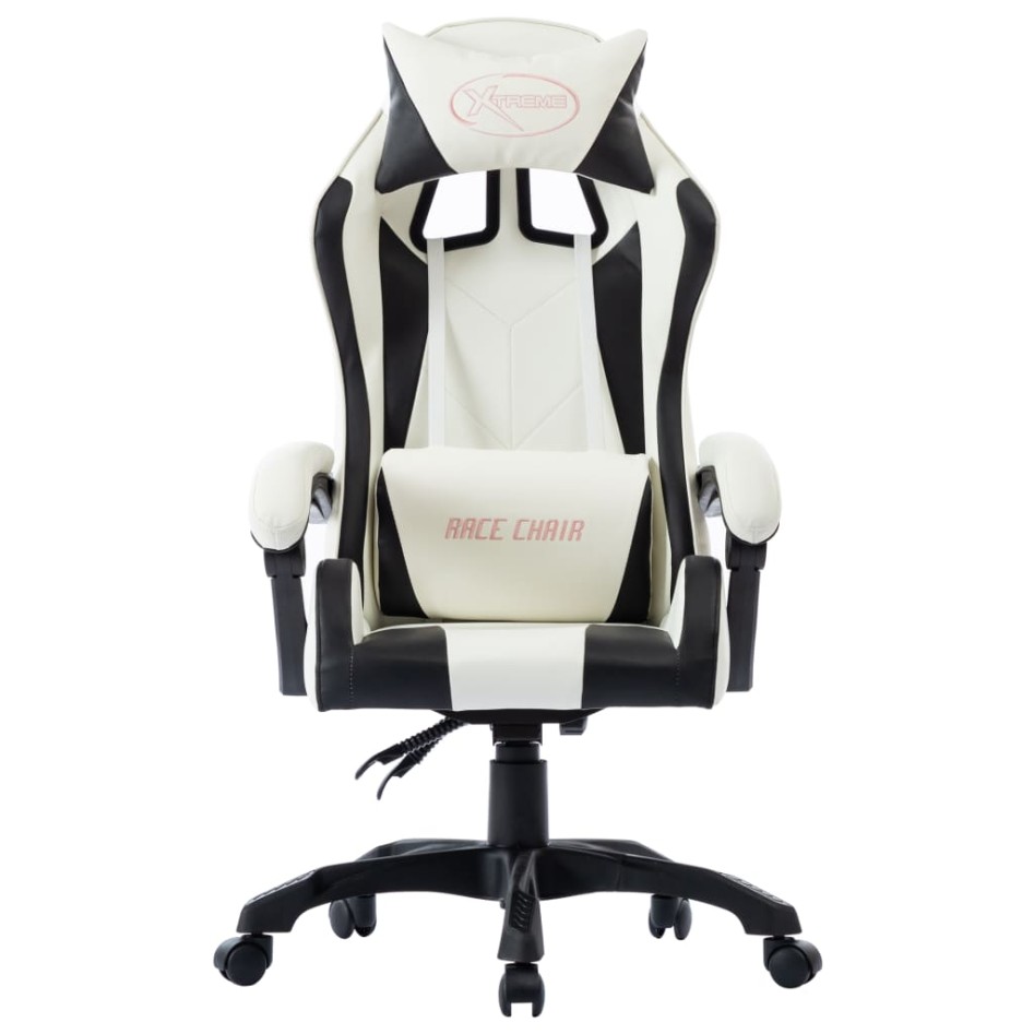 Silla gaming de cuero sintético