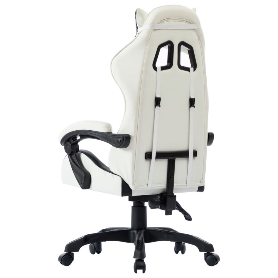 Silla gaming de cuero sintético