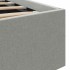 Cama hidráulica almacenaje sin colchón gris claro 100x200