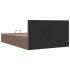 Cama canapé hidráulica almacenaje sin colchón taupe 120x200