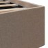 Cama canapé hidráulica almacenaje sin colchón taupe 120x200