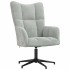 Sillón de relax de terciopelo gris