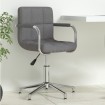 Silla de oficina giratoria tela gris oscuro