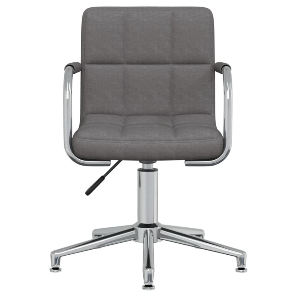 Silla de oficina giratoria tela gris