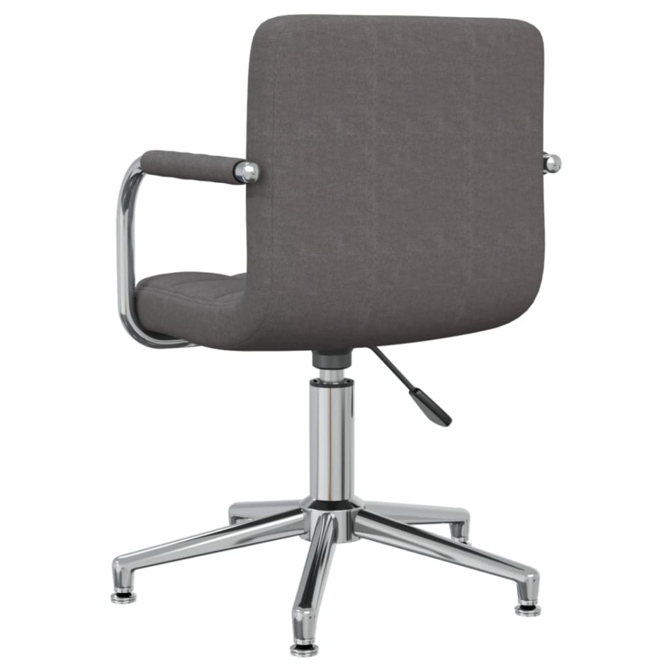 Silla de oficina giratoria tela gris