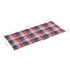 Silla mecedora con cojines madera maciza de