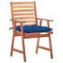 Sillas comedor de jardín 2 uds madera maciza acacia y