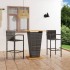 Conjunto de bar para jardín 3 piezas