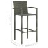 Conjunto de bar para jardín 3 piezas