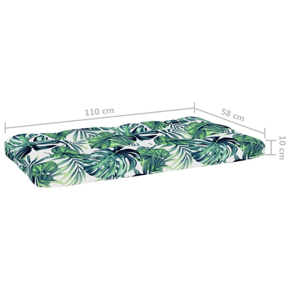 Otomana de jardín de palets madera de pino impregnada