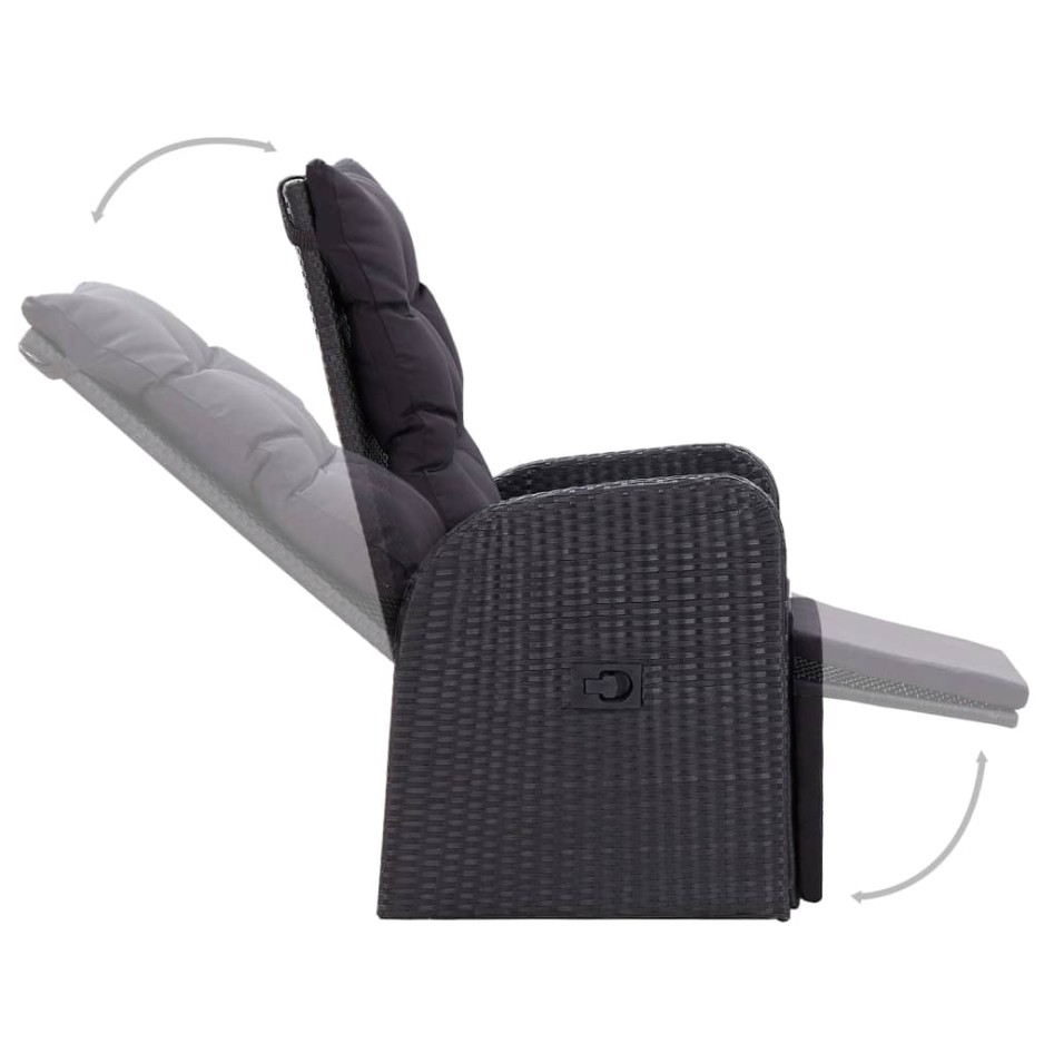 Juego de comedor de jardín 3 piezas