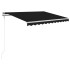 Toldo retráctil automático gris antracita 300x250