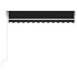 Toldo retráctil automático gris antracita 300x250