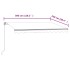 Toldo retráctil automático gris antracita 300x250