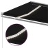 Toldo retráctil manual con LED gris antracita 400x300