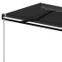 Toldo retráctil manual gris antracita 500x350