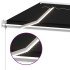 Toldo automático con LED sensor de viento antracita 300x250