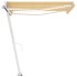 Toldo retráctil manual con LED amarillo y blanco 350x250
